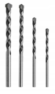 WIERTŁO DO BETONU SZLIFOWANE ZESTAW 4.0 - 10 mm