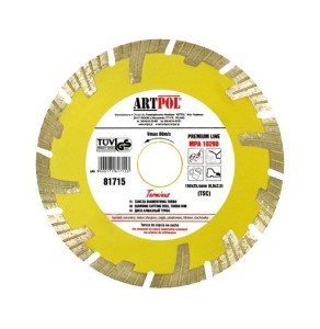TARCZA DIAMENTOWA 230 x 22,2 TURBO BETONU CEGŁY