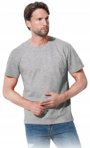 KOSZULKA MĘSKA PODKOSZULEK T-SHIRT SZARA