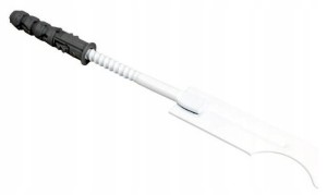 WIESZAK GRZEJNIKOWY SZABELKA BIAŁY UCHWYT 180mm