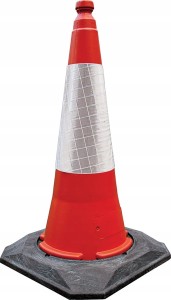 PACHOŁEK DROGOWY OSTRZEGAWCZY SŁUPEK ODBLASK 75cm