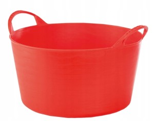 POJEMNIK WIADRO KOSZ ELASTYCZNY FLEXI 14 CZERWONY
