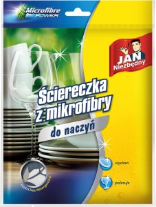 ŚCIERKA Z MIKROFIBRY DO NACZYŃ ŚCIERECZKA POLERUJE