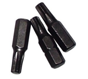 KOŃCÓWKI TORX T9 x 25 mm 3szt BIT BITY GROT TORXY