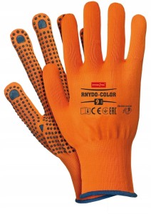 RĘKAWICZKI RĘKAWICE ROBOCZE NAKRAPIANE OCHRONNE 9