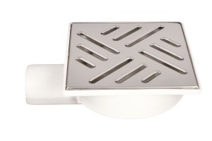 KRATKA KANALIZACYJNA ŁAZIENKOWA BOCZNA ODPŁYW FI50