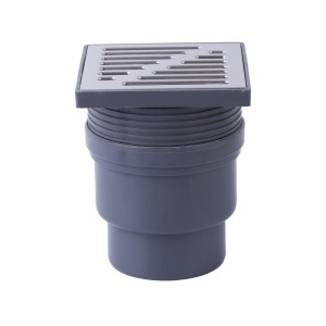 KRATKA KANALIZACYJNA FI110 15x15 REGULOWANA PROSTA