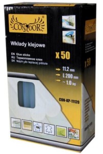 WKŁADY KLEJOWE KLEJ W LASKACH 11,2 x 200 mm 50szt