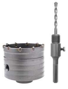 KORONKA WIERTNICZA Z WIDIĄ I ADAPTEREM 80mm HEX