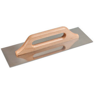 PACA NIERDZEWNA GŁADKA 270 mm DREWNIANA RĘCZKA