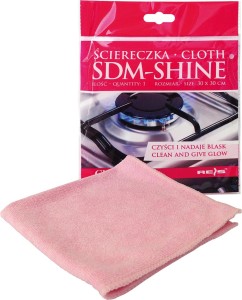 ŚCIERKA ŚCIERECZKA Z MIKROFIBRY SHINE KURZ BRUD