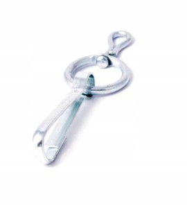 KARABINEK DO ŁAŃCUCHA Z OKRĘTKĄ 60 / 110 mm OCYNK