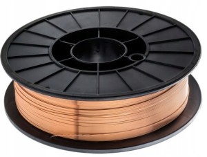 DRUT SPAWALNICZY STALOWY 0.8 mm 5kg MIEDZIOWANY