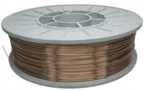 DRUT SPAWALNICZY STALOWY 1.0 mm 15kg MIEDZIOWANY