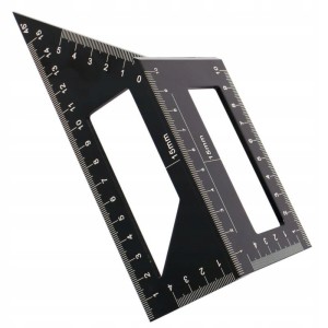 KĄTOWNIK ALUMINIOWY 45° 90° STOLARSKI JAPOŃSKI 3D