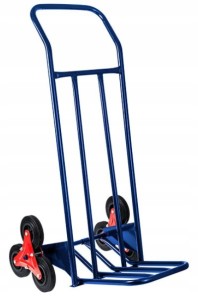 WÓZEK TRANSPORTOWY MAGAZYNOWY 6 KOŁOWY SCHODOWY