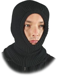 CZAPKA KOMINIARKA POD HEŁM KASK CZAPECZKA CZARNA