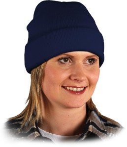 CZAPKA CZAPECZKA ZIMOWA OCIEPLANA GRUBA GRANATOWA