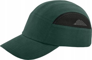 PRZEMYSŁOWY HEŁM KASK CZAPECZKA SIATKA ZIELONY