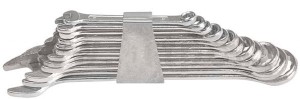 ZESTAW KOMPLET KLUCZY PŁASKO - OCZKOWYCH 6-22 mm