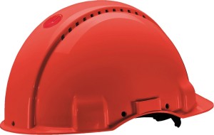 HEŁM OCHRONNY ABS KASK BUDOWLANY PELTOR CZERWONY