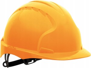 HEŁM OCHRONNY EVO3 KASK BUDOWLANY HDPE POMARAŃCZ