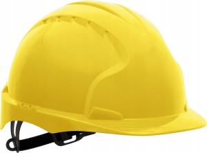 HEŁM OCHRONNY EVO3 KASK BUDOWLANY HDPE ŻÓŁTY