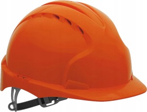 HEŁM OCHRONNY EVO2 KASK BUDOWLANY HDPE POMARAŃCZ