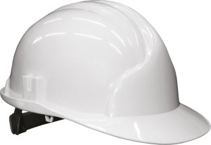 HEŁM OCHRONNY KASK BUDOWLANY PORAŻENIEM BIAŁY
