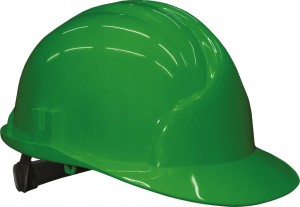 HEŁM OCHRONNY KASK BUDOWLANY PORAŻENIEM ZIELONY