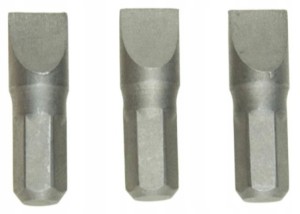 KOŃCÓWKI PŁASKIE SL5 x 0,8 x 25mm 3szt BITY BIT